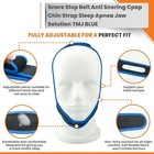 2 Pcs Anti Snore Chin Strap Stop Snoring Belt Sleep Apnea Support Solution New