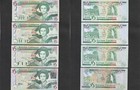 Eastern Caribbean Lot Of 29 Bank Notes 16 Uncirculated   13 Circulated Condition
