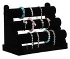 Sale New Velvet Jewelry Display Stand - Black Liquidation Discounted