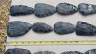 100 Inches Of Mixed Obsidian Bifaces  Preforms For Flint Knapping 