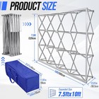 Maeklon 7 5 X 10 Ft Portable Pop Up Display Stand  Aluminum Trade Show Frame 