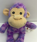 Adventure Planet Monkey Plush Purple Stuffed Animal 10    Soft Toy Baby Kids Gift