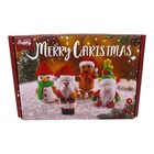 Christmas Needle Felting Snowman Santa Gingerbread Man Gnome Diy Wool Craft Kit