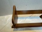 Vintage Book Rack Wooden Tabletop Stand Trough  Desktop Organizer Shelf 17 