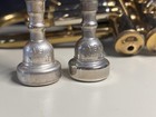 Besson 2-20 Trumpet cornet Brass 3 Piston Valves W  Case   2 Besson Mouthpieces