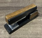 Vintage Swingline Stapler 118-71 Faux Wood brown Metal