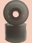 Cruiser Skateboard Wheels 70mm X 50mm 78a Smoke Black Clear - Made In Usa