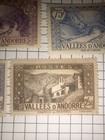 French Andorra Stamps 1930s   40 Vall  es D   andorre Scenic Mh Album Page Collection