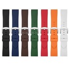 18mm 20mm 22mm Soft Silicone Watch Band Divers Replacement Strap Quick Release