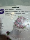 Wilton Gum Paste Rose Bouquet Cutter 5 Piece Set-w booklet Pink    1907-1003 New