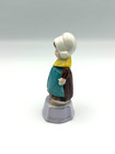 Vintage Figural Porcelain Dutch Girl Tape Measure  Germany