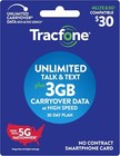 Tracfone  30 Plan  Unlimited Talk  Text  3gb Data - Perfect For On-the-go Users