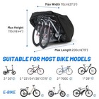 Heavy Duty Bike Cover For 1  2 Bikes  Waterproof Bicycle Cover With Lock 
