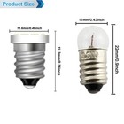 10pcs 1449 Led Bulbs For American Flyer 323 326 336 Steam And Diesel Locomotives