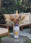 Ceramic Talavera Vase Is Exquisite Handmade Mexican Pottery Flower Vase