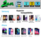 2 Pack Fast Wireless Charging Stand Dock Cradle For Apple Iphone Samsung Galaxy