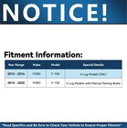 6 Lugs Front   Rear Disc Rotors And Ceramic Brake Pads For 2012-2020 Ford F-150