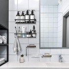 Shower Caddy Shelf 5 Pack Adhesive Shower Organizer Rack With Save Space Hooks