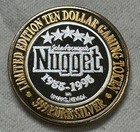 John Ascuaga Nugget Sparks  Nevada  10 Casino Token  999 Fine Silver Strike