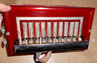 Vintage Italian Accordion Concertina Squeezebox 10 X Key Musical Instrument