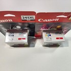 2 Genuine Canon Pg-245xl   Cl-246xl High Capacity Black color Ink Cartridges