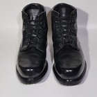 Vintage Red Wing Mens Black Super Sole Boots Made In Usa Size 11 3e Rare