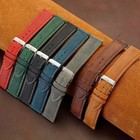 Leather Watch Band 18mm 20mm 22mm 24mm  Quick Release Replacement Watch Strap