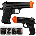 Practice Training Pistol Gun Polypropylene Rubber Dummy Glock Self Defense Black