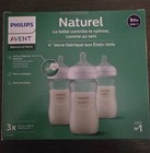 Philips Avent Natural Glass Baby Bottle 8 0z - 3 Pack - 1 Mo  