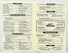 1992 Charleston s Restaurant Menu 6815 East 82nd Street Indianapolis Indiana