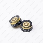 4 Pcs Gold black Electric Guitar Control Knobs Speed Dial Knobs For Sg Les Paul