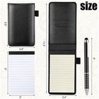 Mini Pocket Notepad Holder Set Included Notepad Holder With 50 Lined Sheets  Pen