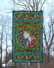 20  X 34  Alphonse Mucha Art  Stained Glass Window Panel Art Nouveau Lady Hf216