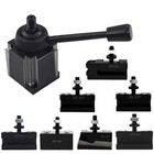 Wedge Tool Post Set Axa 250-111 For Lathe 6 - 12   Plus 2 Extra Xl Tool Holders