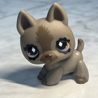 Authentic Hasbro Littlest Pet Shop Lps Brown German Shepherd Dog  491