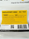 New 2x Startech Dp2mdpmf6in 6  15cm Displayport To Mini Displayport Adapter
