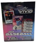 2024 Leaf Vivid Baseball Factory Sealed Hobby Box 5 Autographs 7 Cards Per Box