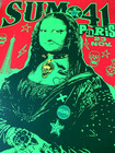Authentic Sum 41 Final Tour Nov 23rd 2024 Day-glo Poster Paris France Holo Seal