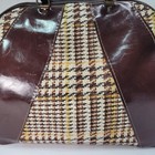 Vintage Retro Amf Plaid Wool Bowling Bag