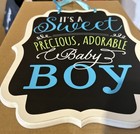 Baby Shower Decor Sign Decoration For Boy    it   s A Boy    Sign Reveal