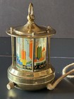 1934 A Century Of Progress Electric Lamp  Brass Finish With Original Cord  Works