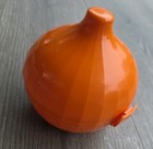 Tupperware Rare Orange Pumpkin Jack-o -lantern Storage Onion Keeper New
