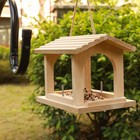 Bird Feeder Hanging Outdoor Garden Yard Outdoors Wood Bluebird Oriole Apples