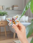 Decorative Bee Die Cut Vinyl Stickers Set Scrapbooking Laptop Water Bottle