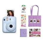 Fujifilm Instax Mini 12 Holiday Bundle Pastel Blue Instant Camera Film Sealed