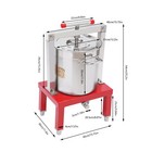 Manual Honey Press Wax Machine Beekeeping Honey Presser Stainless Steel 448oz