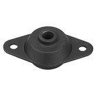 Black Urethane Front Iso-mount Engine For Harley Road King Electra Glide Flhtcu
