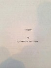 Original 1975 Rocky Script As Found Agent Or Office Copy