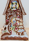 New Blue Sky Clayworks Christmas Gingerbread Candle Tea Light House Tall Nwt