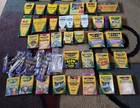 Huge Lot Of Vintage Crayola Crayons With Working Crayola Calculator